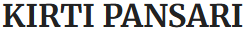 Kirti Pansari